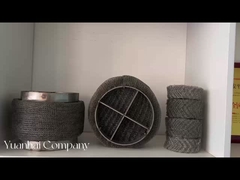 Σιδηροδρομικό πλέγμα Demister Pad 304 316 από ανοξείδωτο χάλυβα για διαχωρισμό υγρών αερίων