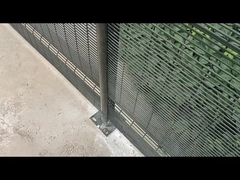 Διαυγές Vu 358 συγκολλημένο πλέγμα ασφάλεια φράχτης σκόνη επικαλυμμένο κήπο με αιχμή 2 x 2,5m