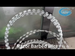 Concertina Razor Wire Coil Sharp Blade Design για την πρόληψη της εισβολής