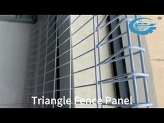 1.73m High Triangle Fence Panel Προσαρμόσιμο μήκος για προστασία ιδιοκτησίας