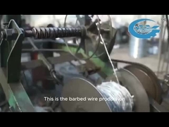 Σύρμα αγκαθωτό από γαλβανισμένο χάλυβα εν θερμώ 12Gauge για φράχτες ασφαλείας