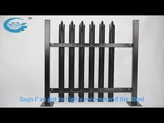 Ατσάλινη περίφραξη 2-3 μέτρα πλάτος 10 χρόνια εγγύηση