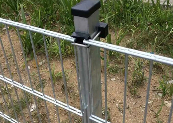 Rectangular Post 8/6/8mm Brc Mesh Fencing Green / Black / Gray