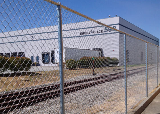 Hot Dipped Galvanized Temporary Mesh Fencing 4.0mm 50x50mm