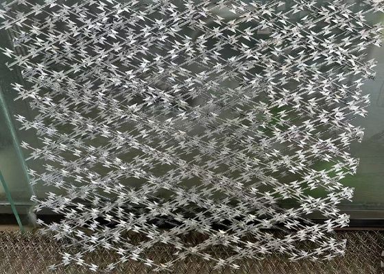 304 Stainless Steel Anti Climb Razor Wire BTO-18 22 28