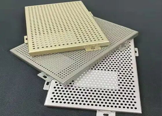 Architectural Perforated Wire Mesh Panel For Façade Cladding And Sun Control