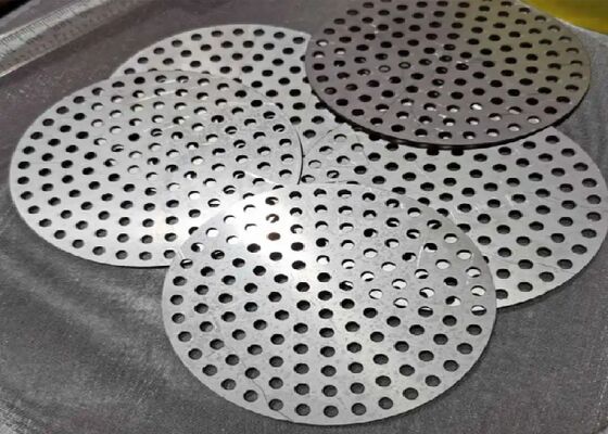 Heavy Duty Perforated Wire Mesh For Equipment Enclosure And Security Screening