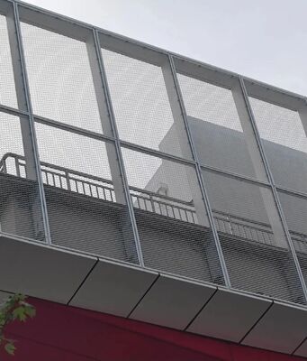 Architectural Diamond Expanded Metal Wire Mesh for Facade and Interior Design