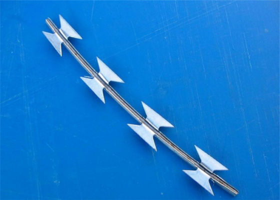  304 Stainless Steel Razor Wire , Concertina Coil Fencing BTO-22 / CBT-65