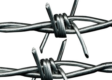ety Iron Stretching Barbed Wire Fence For Goats Double / Single Twisted BWG 12#