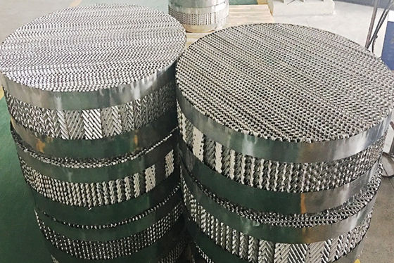 316L CY / BX Metal Tower Packing In Distillation Column