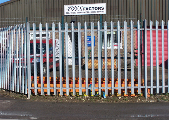 Περίφραξη Border Garden Europe Galvanized Steel Palisade Ύψος 2,4μ