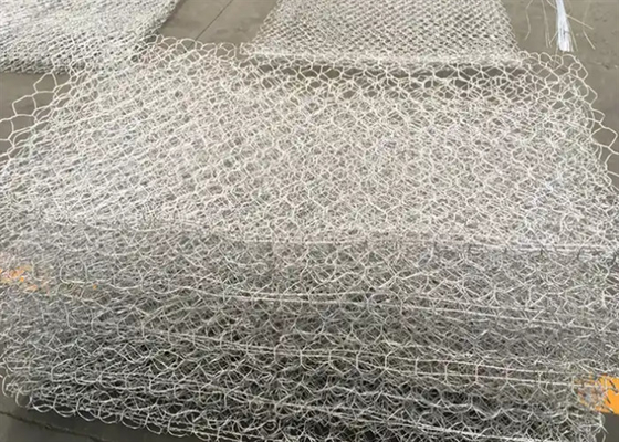 Στρογγυλοποιημένη Gabion Wire Mesh Τρύπα 60x80mm / 80x100mm / 100x120mm