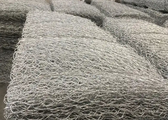 Χαμηλό άνθρακα σίδηρο 3,0 mm Gabion Wire Mesh Ανθεκτικό στη διάβρωση