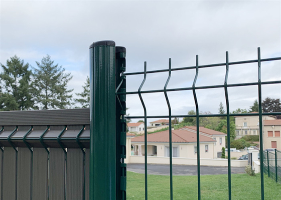 Σιδηροτροφικό φράχτη V Mesh Τρίγωνο Bending Φράχτης Για αυτοκινητόδρομο / Yard 1.8 * 2.4m