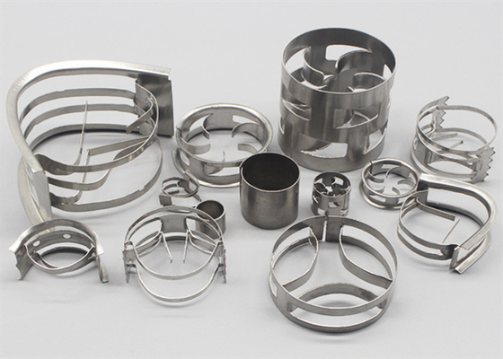 SS Copper Tower Packaging Mass Transfer Stainless Steel Saddle Τυχαίο δαχτυλίδι