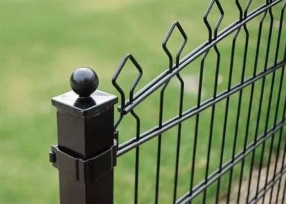6x7ft Double Loop Wire Fence με Post για την ασφάλεια 2,0*2,5m*4,0mm