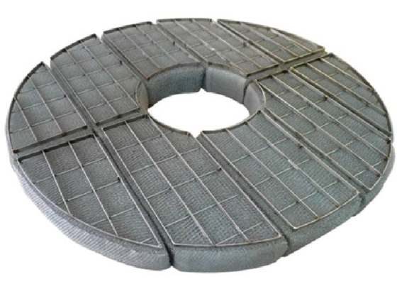 Υψηλής απόδοσης συρματόπλεγμα Demister Pad για διαχωρισμό υγρών αερίων