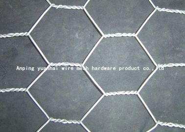 Εξαγωνικό πλέγμα καλωδίων Gabion κοτετσιών κοτόπουλου για ύφος αγροτικής το κανονικό/αντίστροφο συστροφής