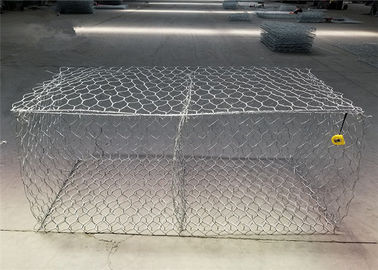 πλέγμα καλωδίων 2.2mm 60x80mm Gabion για τον τοίχο Gabion όχθης ποταμού