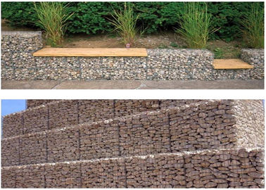2x1x1m Gabion Basket Wire Mesh ASTM A974 Πρότυπο για το ποτάμι