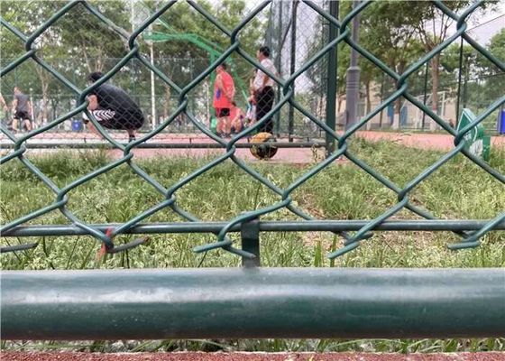 Το πράσινο PVC του ISO έντυσε το γρήγορο προσωρινό πλέγματος που περιφράζει 4.0mm 60x60mm για τον κήπο