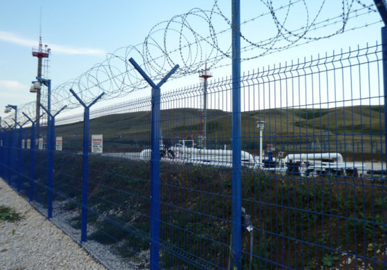 επιτροπή φρακτών τριγώνων 55x200mm τρισδιάστατη κυρτή ενωμένη στενά 4.0mm