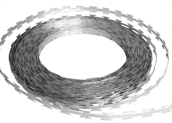 Το PVC έντυσε Trellis ορίου καλωδίων ξυραφιών χάλυβα 0.45mm την περιφράζοντας σπείρα bto-22 3 συνδετήρες Q195